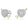 IDYLLIA HEART STUD EARRINGS, WHITE 5737298