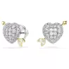 IDYLLIA HEART STUD EARRINGS, WHITE 5737298