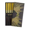 SET OF 5 CHOPSTICKS GOLD, TK4496
