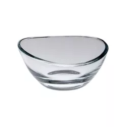 GLASS SMALL BOWL 13 CM, PAPAYA