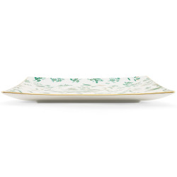 PORCELAIN SQUARED CHANGE TRAY, ORO DI DOCCIA