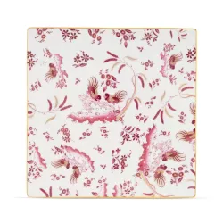 SVUOTATASCHE QUADRATO IN PORCELLANA, ORO DI DOCCIA