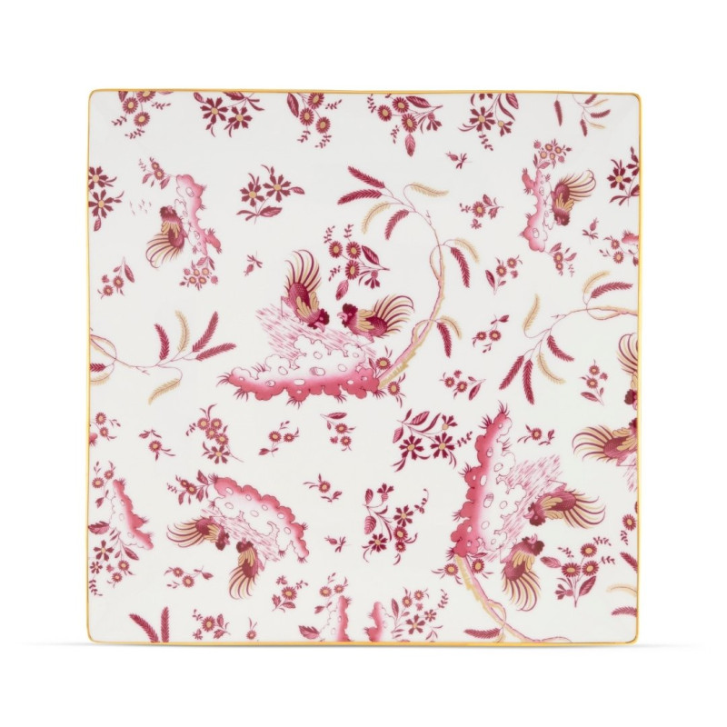 PORCELAIN SQUARED CHANGE TRAY, ORO DI DOCCIA