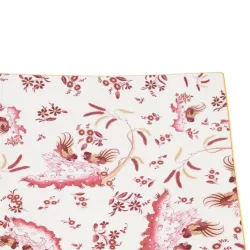 SVUOTATASCHE QUADRATO IN PORCELLANA, ORO DI DOCCIA