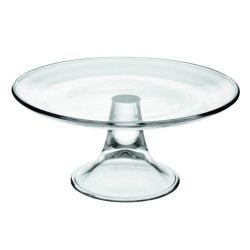 GLASS CAKE STAND 28 CM,...