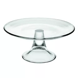 GLASS CAKE STAND 28 CM,...