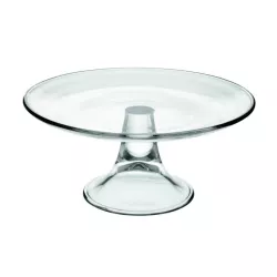 GLASS CAKE STAND 21 CM,...