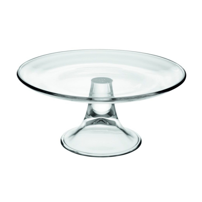GLASS CAKE STAND 21 CM, BANQUET VDV62898EML