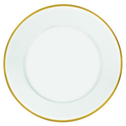 SET OF 2 GLASS AND GOLD...