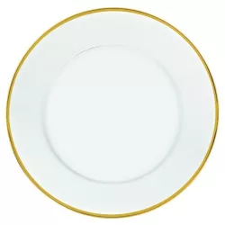 SET OF 2 GLASS AND GOLD...