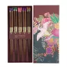 SET OF 5 CHOPSTICKS JAPAN FLOWER, TK17865