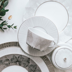 TAZZE THE CON PIATTINO SILVA 1853/89