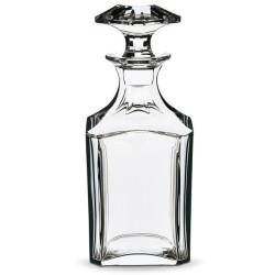 SQUARE WHISKEY DECANTER,...
