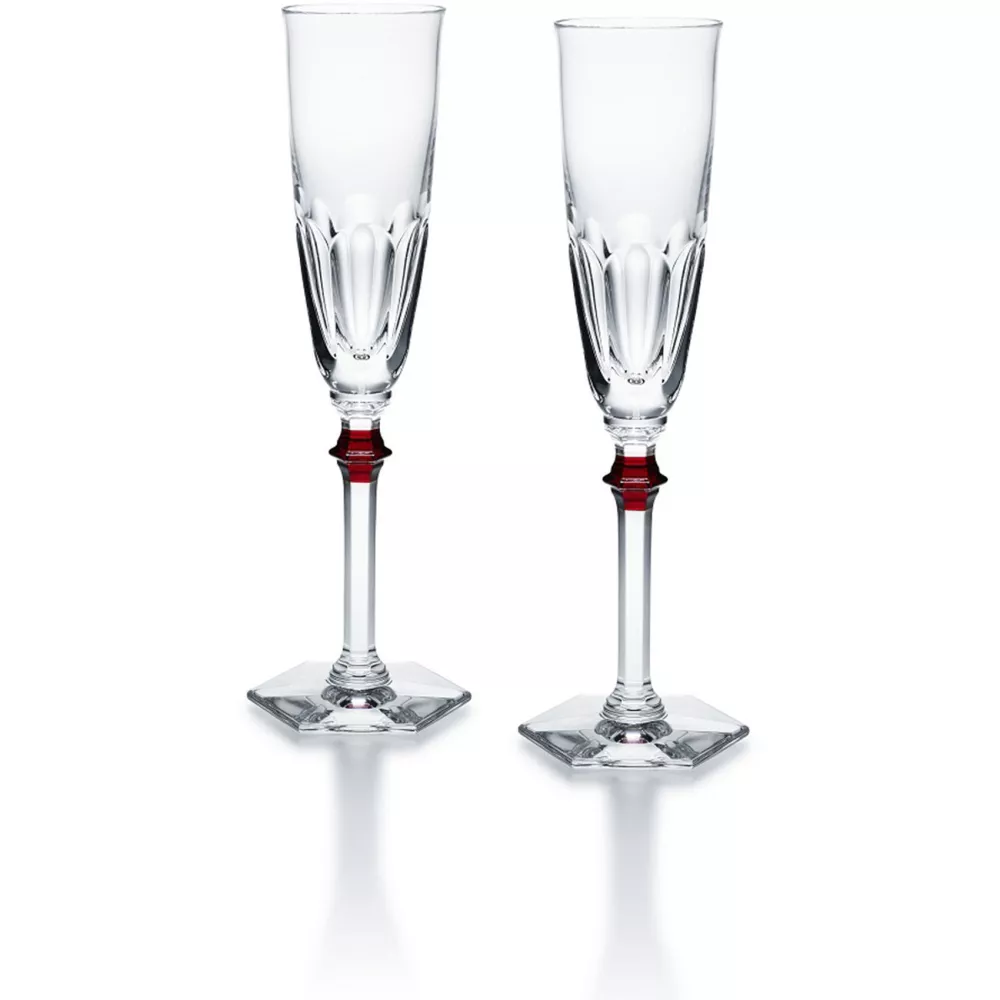 SET DI 2 CALICI FLUTE ROSSO, HARCOURT EVE 2807194