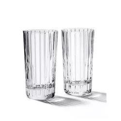 SET OF 2 TALL GLASS...