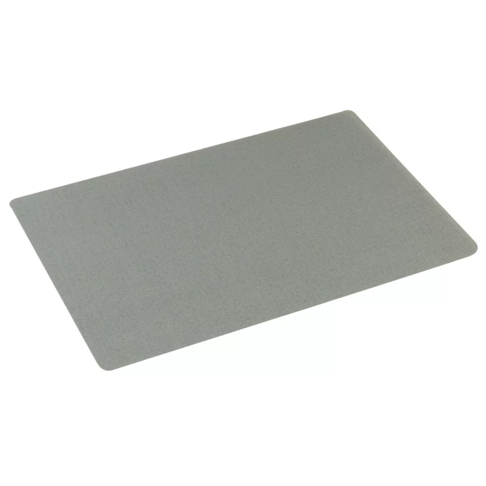 SET OF 6 EVA TABLE MATS, PLAIN PEARL GREY